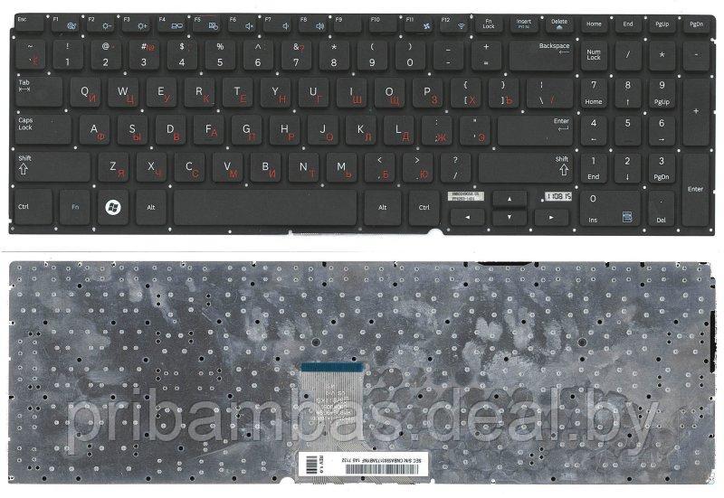 Клавиатура для ноутбука Samsung NP700z5a, NP700z5b, NP700z5c, 700z5a, 700z5b, 700z5c RU чёрная