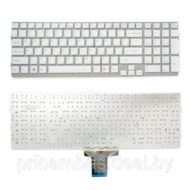 Клавиатура для ноутбука Sony VPC-EB RU белая - фото 1 - id-p7101165
