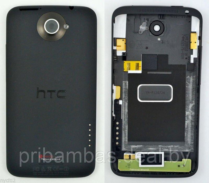 Задняя крышка для HTC One X S720e черный - фото 1 - id-p7098567