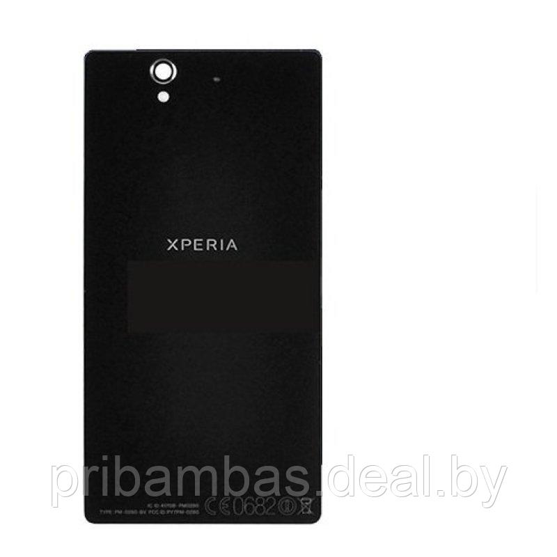 Задняя крышка для Sony Xperia Z L36h (LT36i, L36i, C6602, C6603, C6606) черный