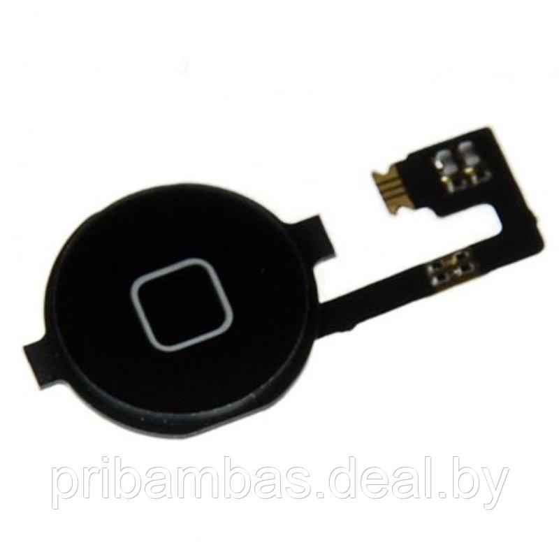 Джойстик (кнопка Home) для Apple iPhone 4G Черный - фото 1 - id-p14456291