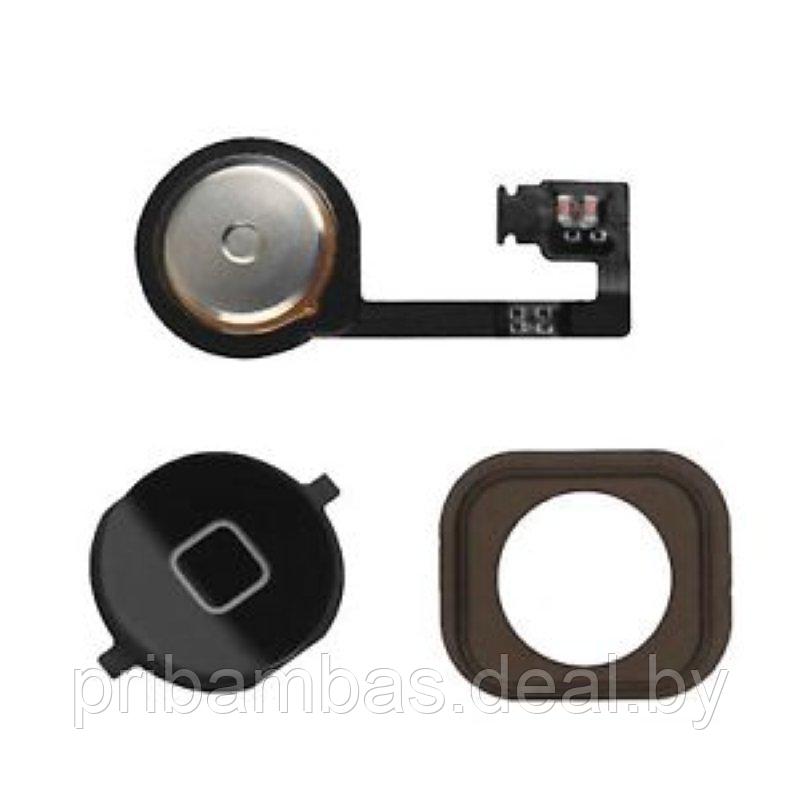 Джойстик (кнопка Home) для Apple iPhone 4S Черный - фото 1 - id-p14456293