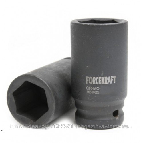 Головка ударная глубокая 3/4" 28мм (6гр.) FORCEKRAFT FK-46510028