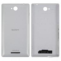 Задняя крышка для Sony C2305 Xperia C Белая