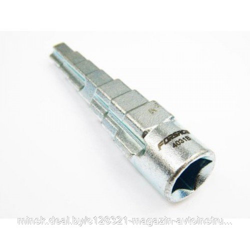 7-ступенчатая 6-гранная насадка с внутренним квадратом 1/2" Forsage F-4031B