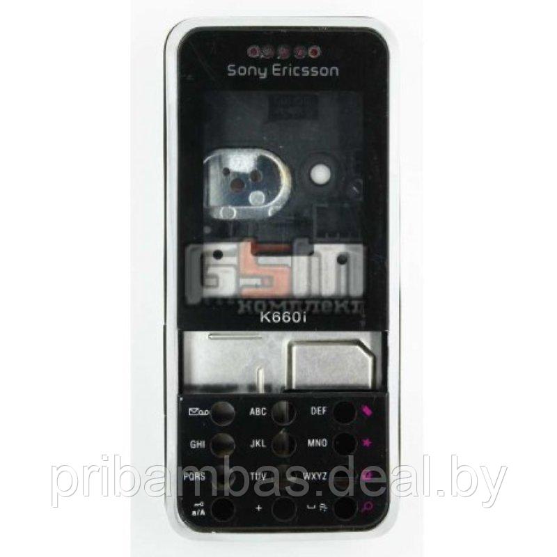 Корпус для Sony Ericsson K660 чёрный - фото 1 - id-p46871590