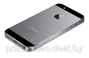 Задняя крышка (корпус) для Apple iPhone 5s чёрная