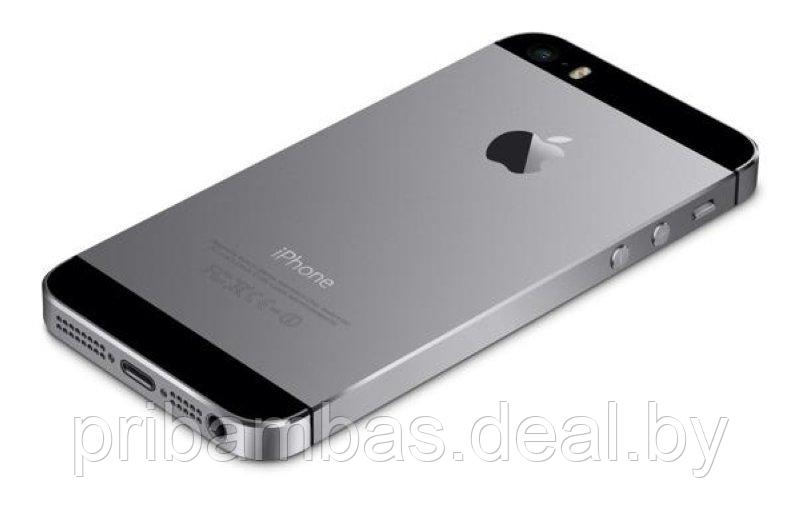 Задняя крышка (корпус) для Apple iPhone 5s чёрная
