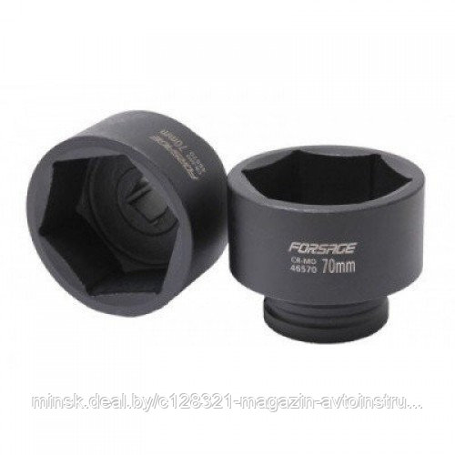Головка ударная 1"(дюйм) 70мм (6 граней) FORSAGE 48570