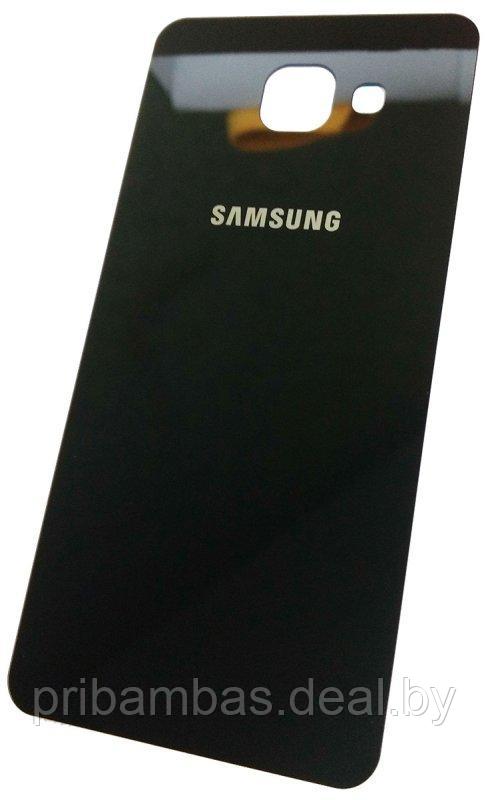 Задняя крышка для Samsung A510 Galaxy A5 (2016) черная - фото 1 - id-p59160635