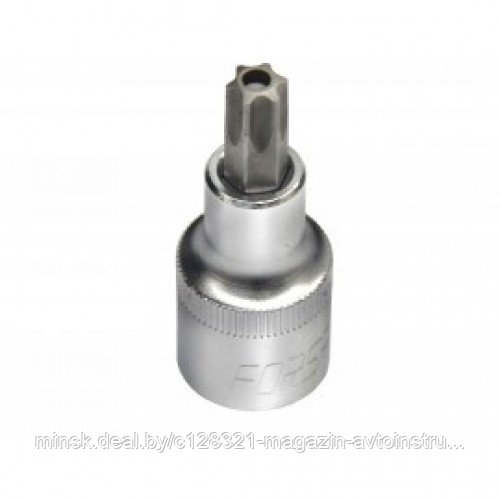 Головка бита торкс T60H (55ммL) с отверстием 1/2" Forsage F-34705560