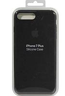 Чехол Silicone Case для Apple iPhone 7+ 7 Plus, 8+ 8 Plus чёрный