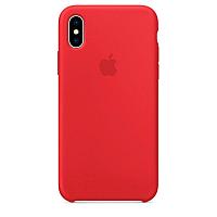 Чехол Silicone Case для Apple Iphone X красный