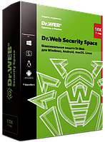 Антивирус Dr.Web Security Space (лицензия) 2 пк 12 мес.