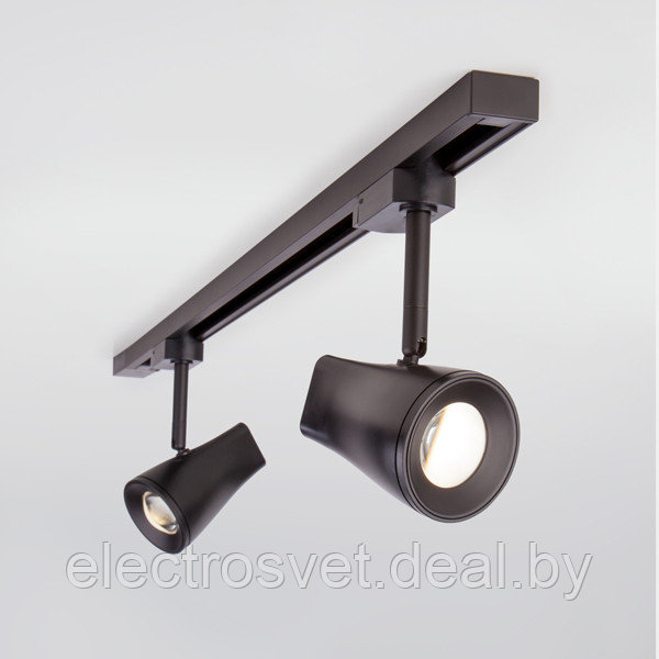 Трековый светодиодный светильник для однофазного шинопровода Hardi Черный 9W 4200K - фото 1 - id-p105648309