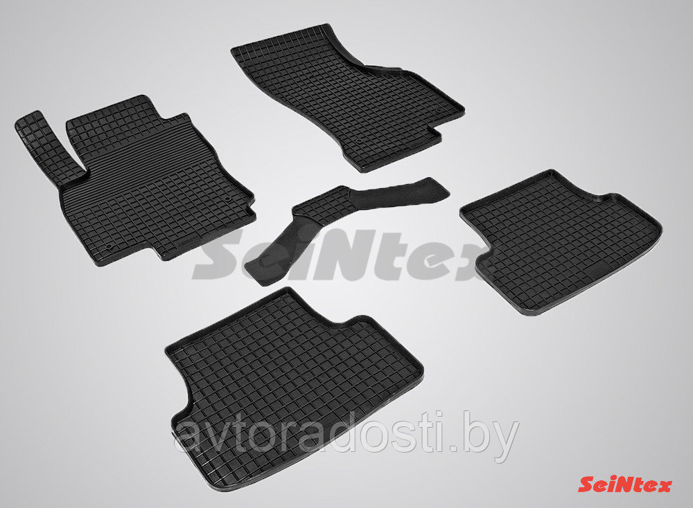 Коврики резиновые для Audi А3 (2012-) / Volkswagen Golf VII (2012-) / Seat Leon (2013-) (SeiNtex) - фото 1 - id-p105563677