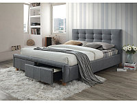 Кровать SIGNAL ASCOT (серый) 160*200