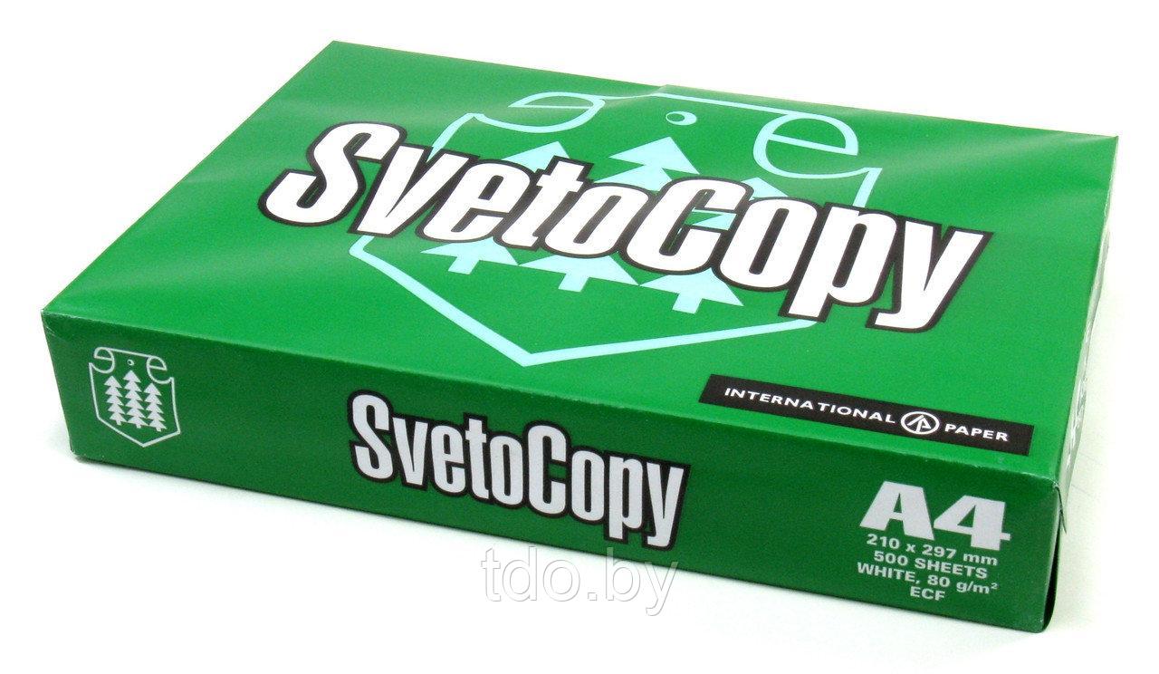 Офисная бумага SvetoCopy ф.А4 (21x29,7), цвет белый. 80 г/кв.м.. 500 листов Класс "С"
