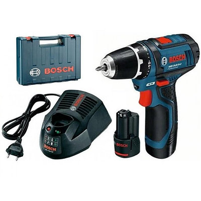 Дрель- шуруповерт аккум BOSCH GSR 12V-15 в кейсе