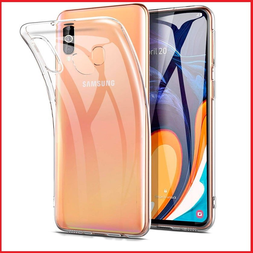 Чехол-накладка для Samsung Galaxy A60 (силикон) SM-A605 прозрачный - фото 3 - id-p99960086