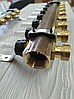 Коллектор распределительный с расходомерами KAN серия 75A 7 отводов, фото 4