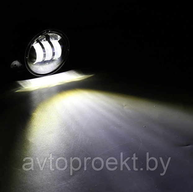 Светодиодные (LED) противотуманные фары 30W 10 см. Х-RAY, Jeep Wrangler, Jeep Cherokee - фото 5 - id-p105686711