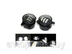 Светодиодные (LED) противотуманные фары 30W 10 см.  Х-RAY, Jeep Wrangler, Jeep Cherokee