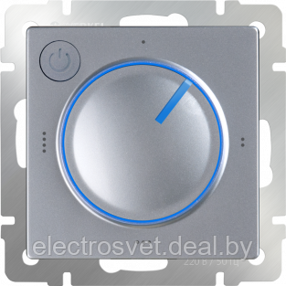 Терморегулятор электромеханический для теплого пола (серебряный) WL06-40-01 - фото 1 - id-p105687054