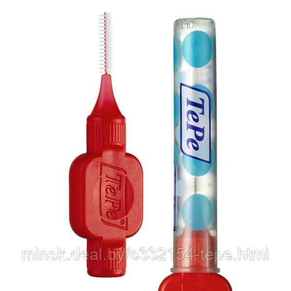 Межзубные ершики TePe IDB (interdental brush) №2 (диаметр спиральки 0,5 мм), 1 шт. в мягкой упаковке - фото 1 - id-p105691452