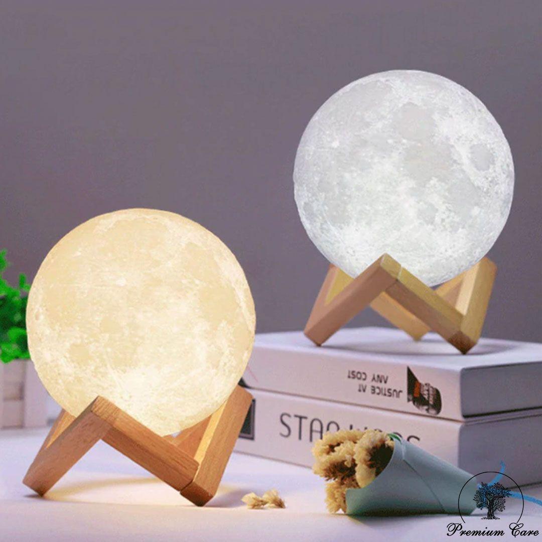 Лампа ночник Луна объемная 3 D Moon Lamp 15см, 7 режимов подсветки, пульт ДУ - фото 4 - id-p105701640