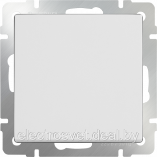 Выключатель одноклавишный (белый) WL01-SW-1G - фото 1 - id-p105758025