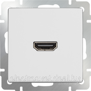 Розетка HDMI (белый) WL01-60-11 - фото 1 - id-p105758195