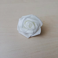 Головка розы белая, d 6-7см см.