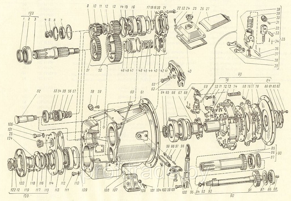 Реверс-редуктор РРП-20-2 167.45.000