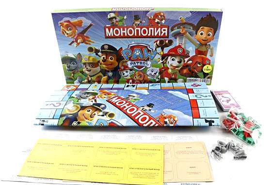 Игра настольная монополия (герои мультиков) Paw Patrol - фото 2 - id-p105760776