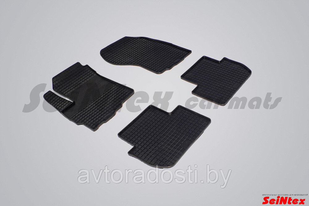 Коврики резиновые для Citroen C-Crosser (2007-2012) / Mitsubishi Outlander / Peugeot 4007 (SeiNtex) - фото 1 - id-p105563730