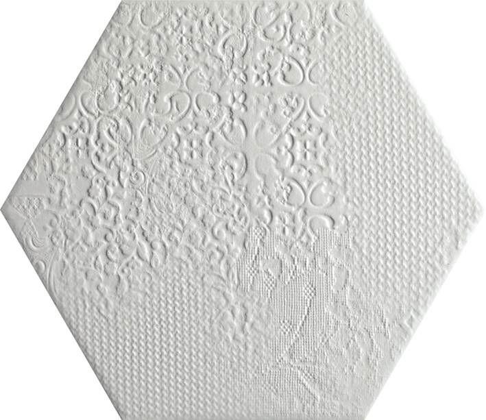25*22 Gres Milano white hex