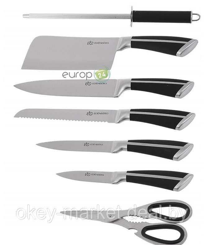 Набор стальных ножей Edenberg EB-700 - фото 4 - id-p105777908