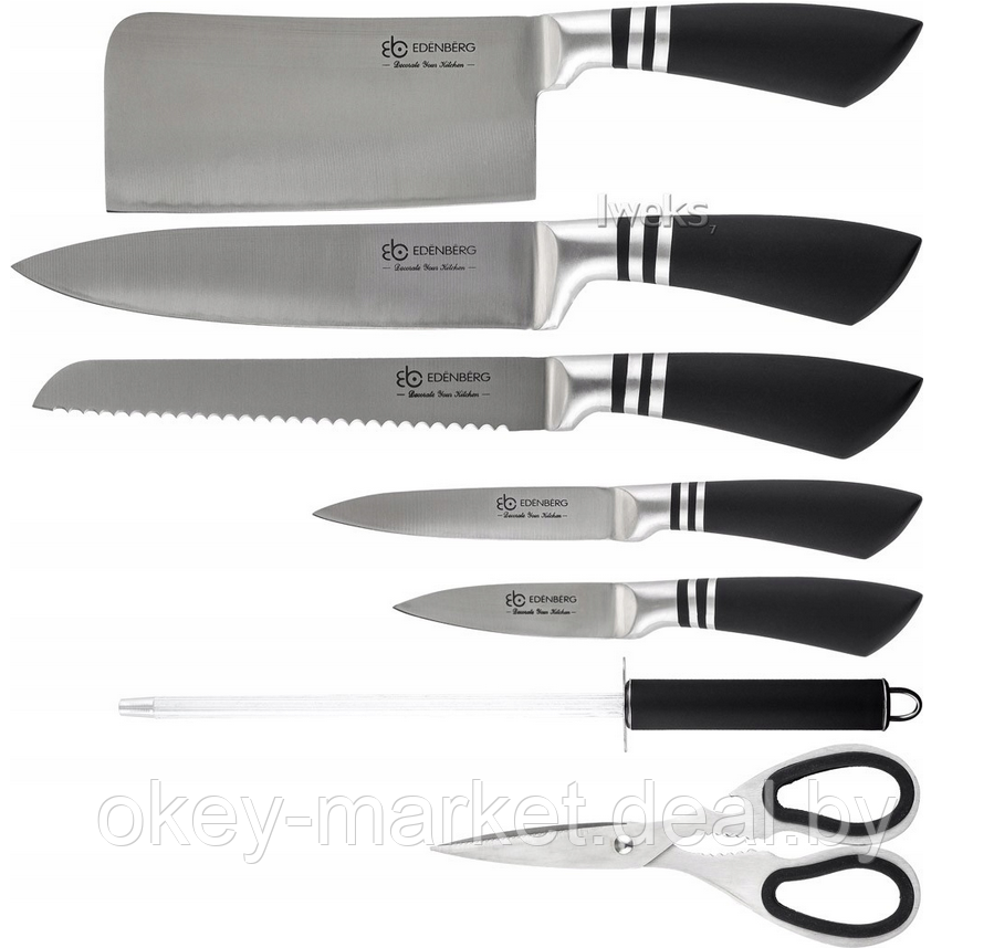 Набор стальных ножей Edenberg EB-905 - фото 2 - id-p105778929
