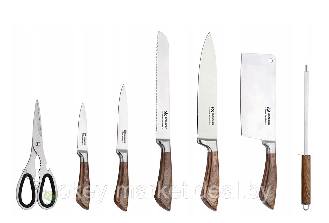Набор стальных ножей Edenberg EB-913 - фото 5 - id-p80430609