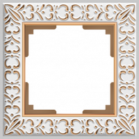 Рамка на 1 пост (белое золото) WL07-Frame-01
