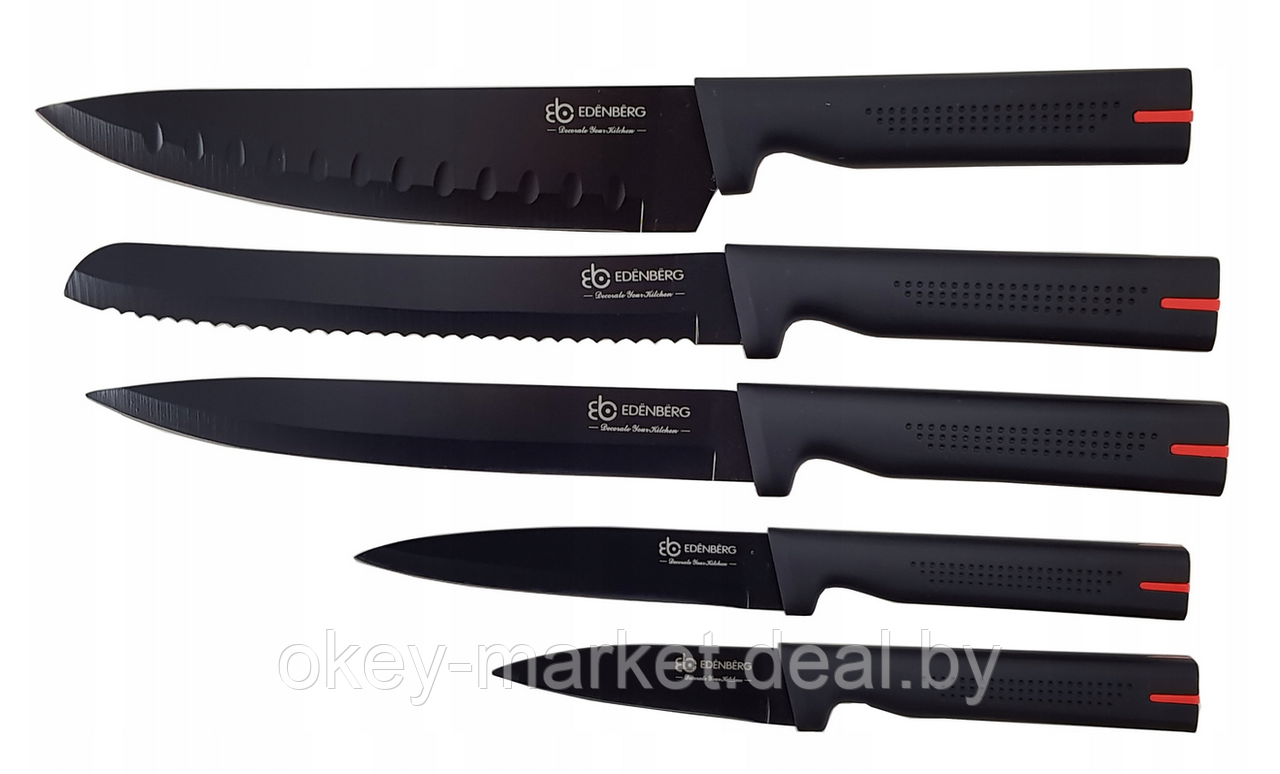 Набор стальных ножей Edenberg EB-926 - фото 4 - id-p105779098