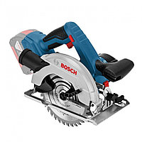 Аккум. циркулярная пила BOSCH GKS 18V-57 в кор. (18.0 В, БЕЗ АККУМУЛЯТОРА, 165х20 мм, до 57 мм)