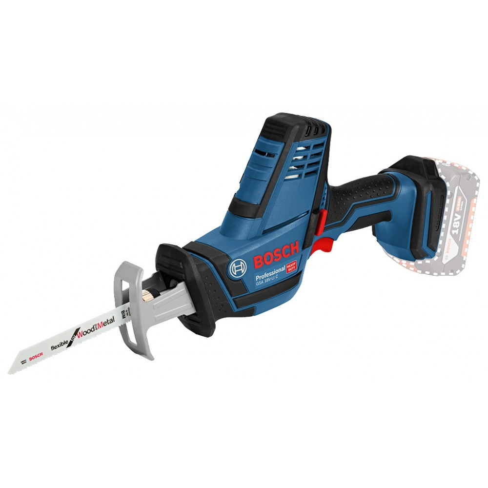 Сабельная пила BOSCH GSA 18 V-LI C без АКБ и ЗУ