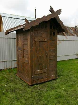 Деревянный туалет №1 - фото 1 - id-p105834572