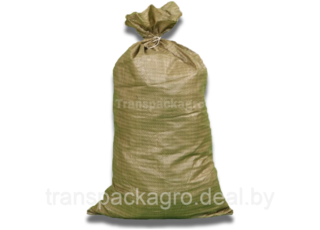 Зеленые мешки для мусора (новые), размер 55*95 см. (40гр), мешок полипропиленовый