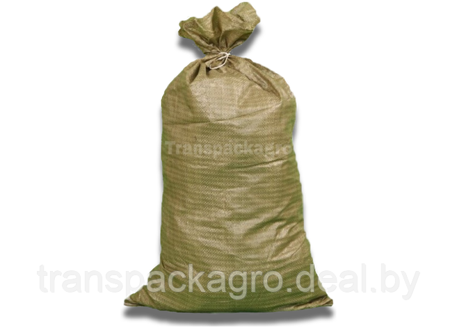 Мешок полипропиленовый зелёный для мусора, 55 х 95 см (40гр), фото 2