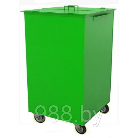 Контейнер для мусора с крышкой с колесами 0.75 м3 - фото 1 - id-p5813276
