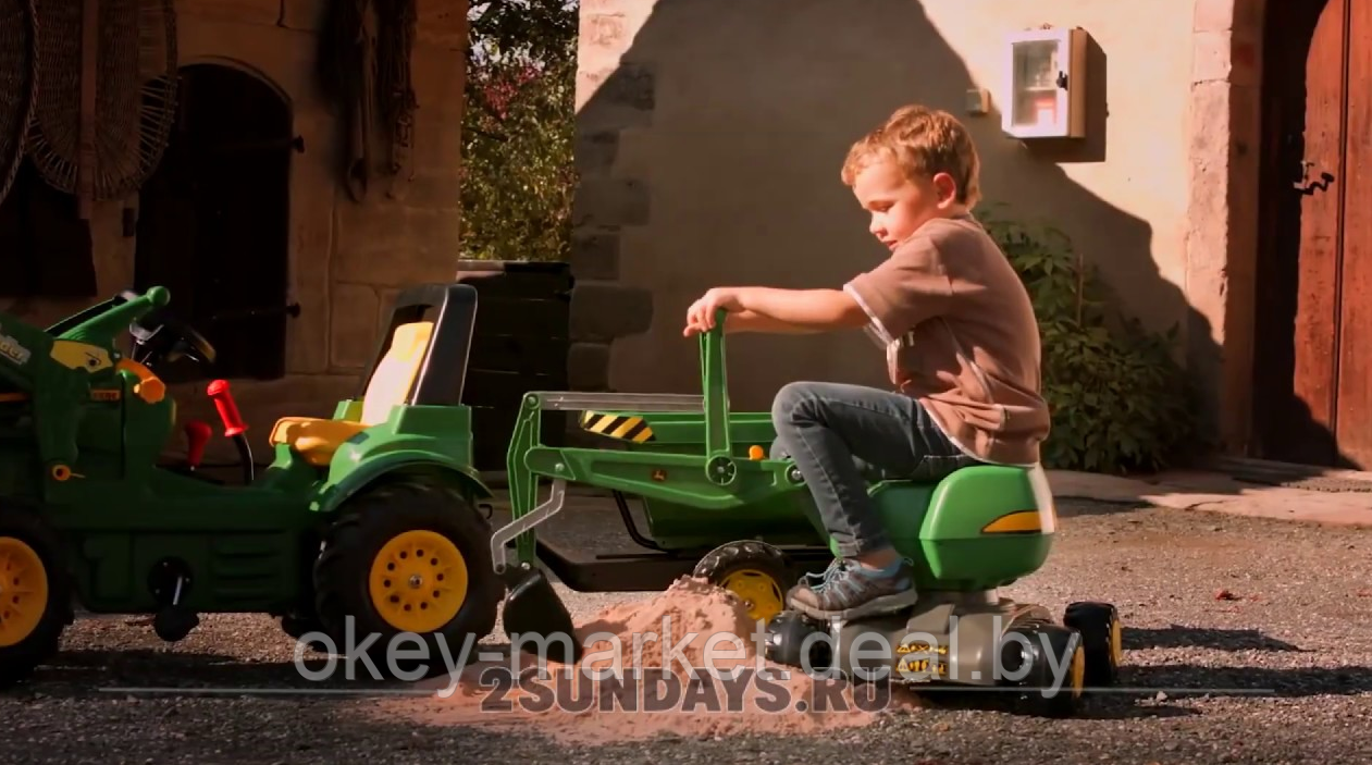 Детский экскаватор Rolly Toys rollyDigger John Deere 421022 - фото 8 - id-p105878270