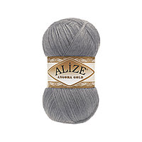 Пряжа Alize Angora Gold цвет 87 угольно- серый